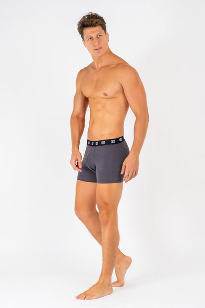 Kit Cueca Boxer CR7 Organic Cotton Stretch com 3 Peças