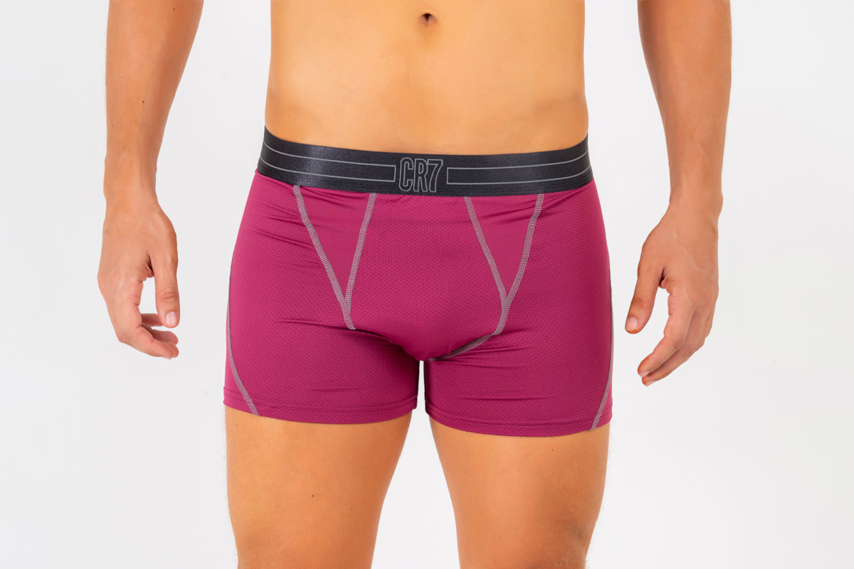 Cueca Boxer CR7 Underwear Trunk Microfibre Mesh