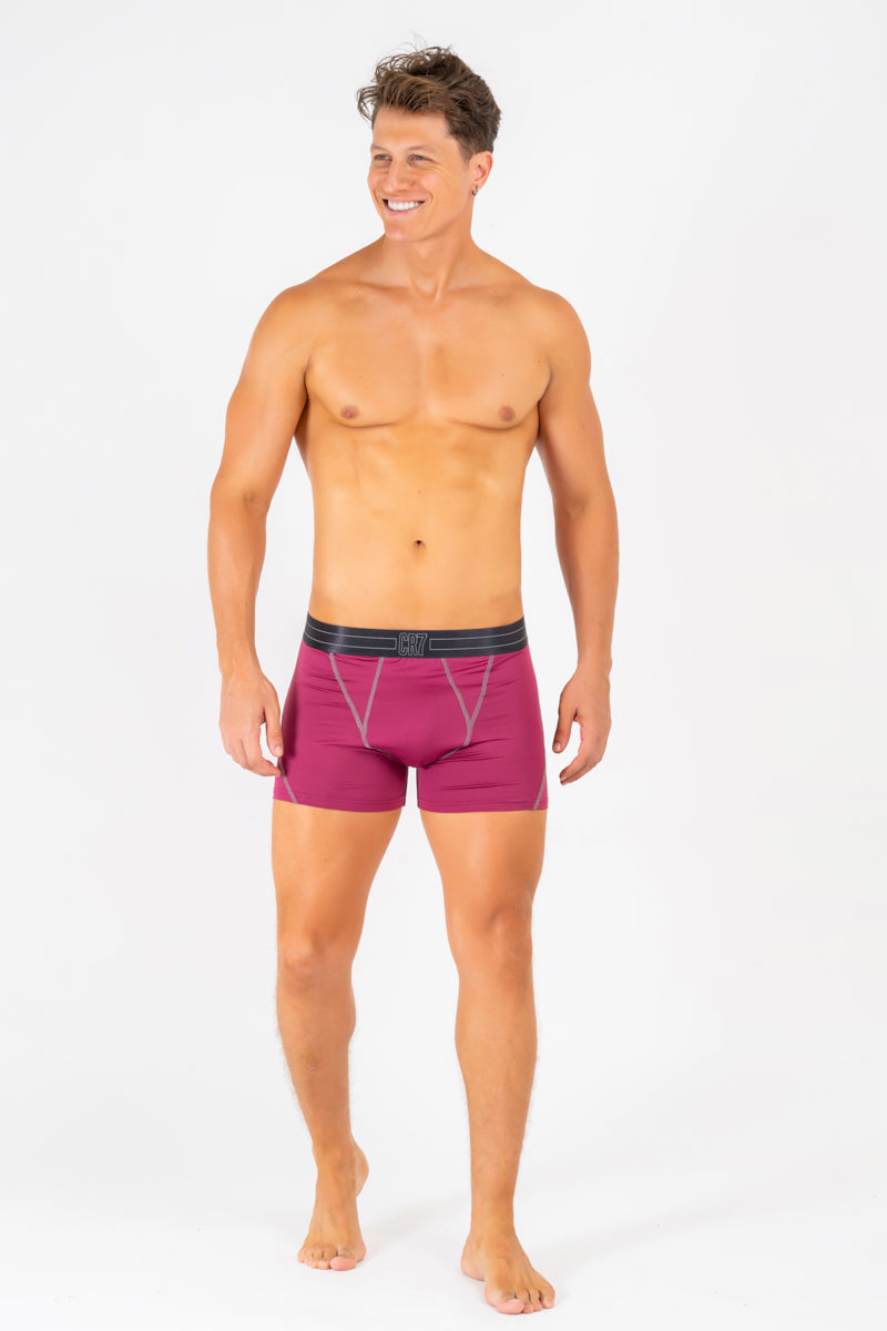 Cueca Boxer CR7 Underwear Trunk Microfibre Mesh