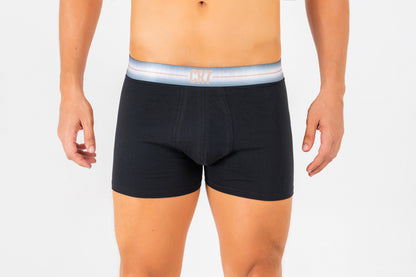 Kit Cueca Boxer CR7 Underwear Trunk Cotton/EA com 3 Peças