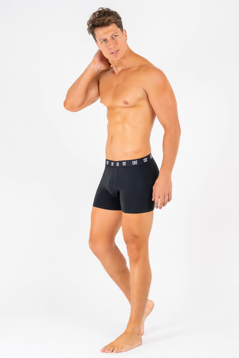 Kit Cueca Boxer CR7 Organic Cotton Stretch com 3 Peças