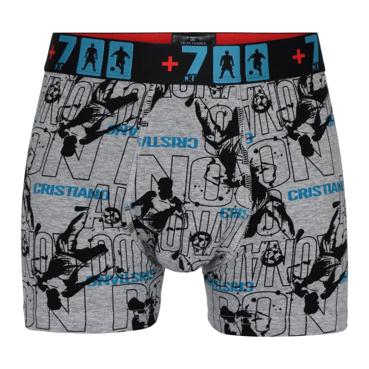 Kit Cueca Boxer Infantil CR7 Cotton Stretch com 2 Peças