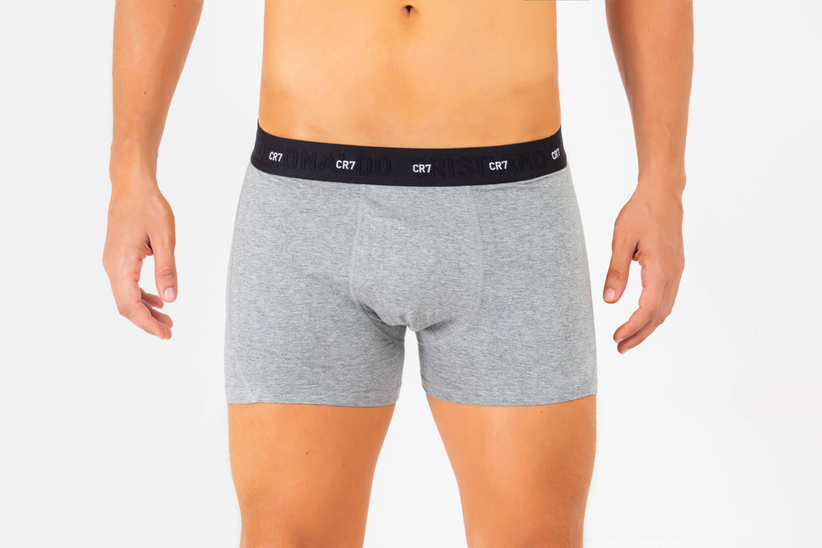 Kit Cueca Boxer CR7 Soft Bamboo Luxury com 3 Peças