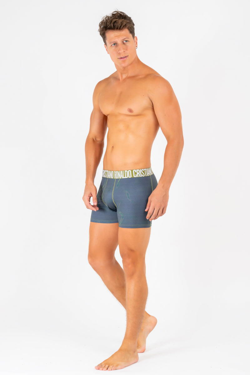 Kit Cueca Boxer CR7 Microfiber Performance Trunk 3 Peças