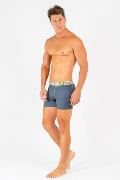 Kit Cueca Boxer CR7 Microfiber Performance Trunk 3 Peças