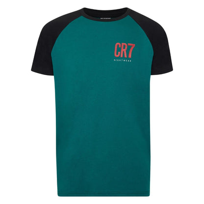 Pijama Curto CR7 com Camiseta e Bermuda