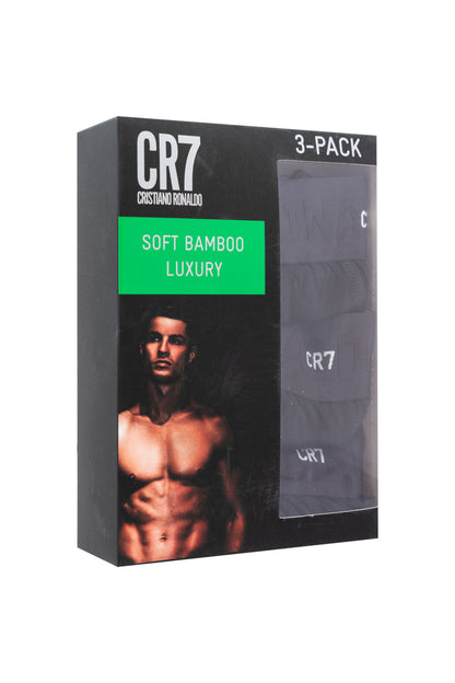 Kit Cueca Boxer CR7 Soft Bamboo Luxury com 3 Peças