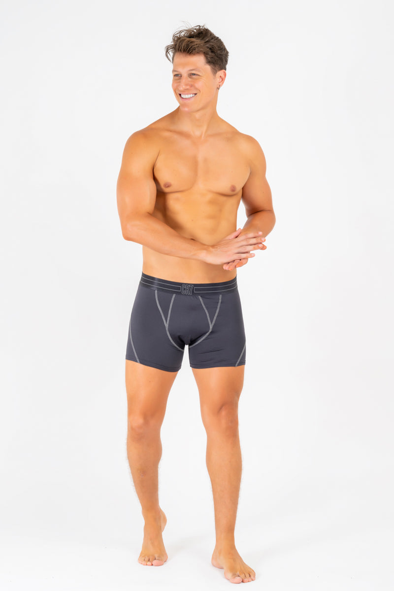 Cueca Boxer CR7 Underwear Trunk Microfibre Mesh