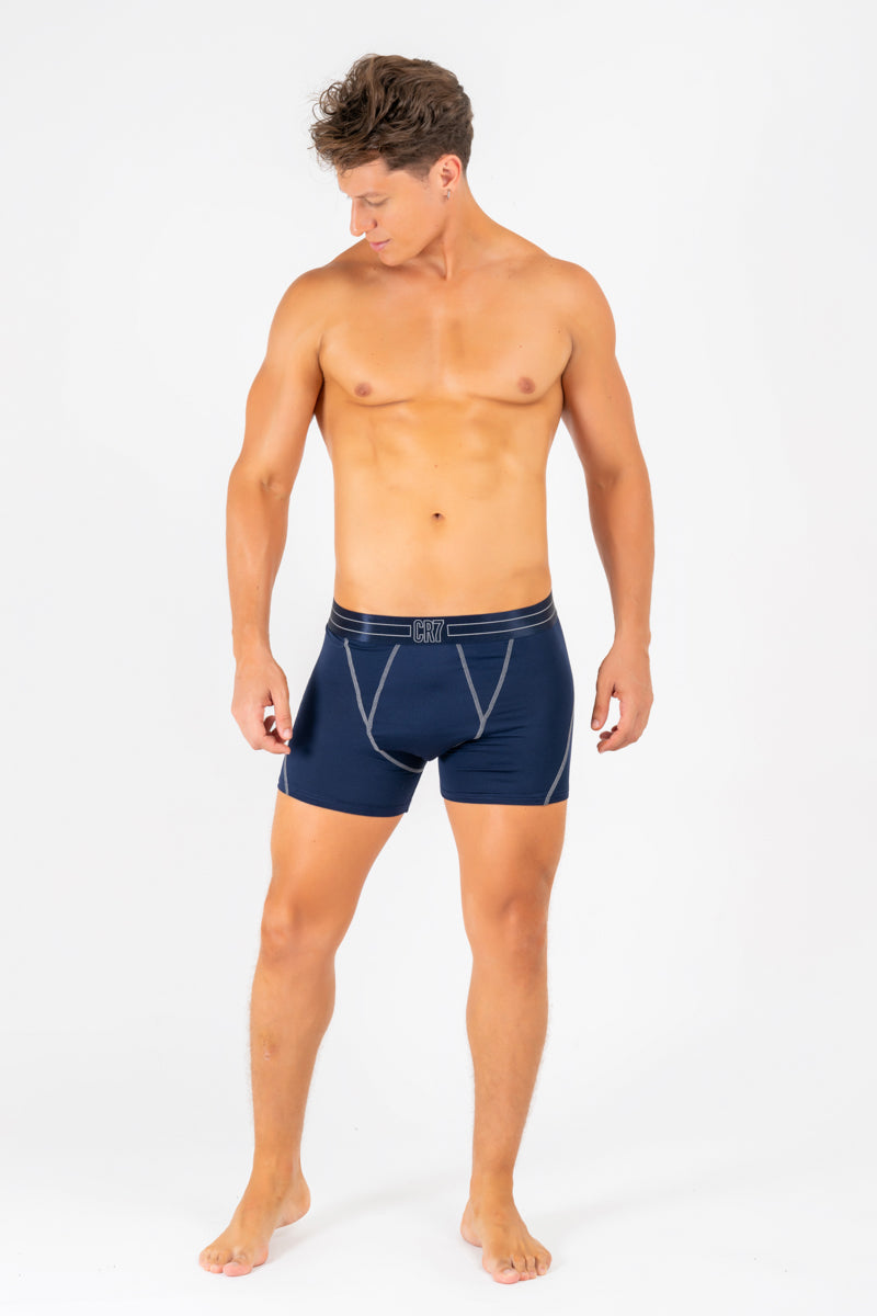 Cueca Boxer CR7 Underwear Trunk Microfibre Mesh