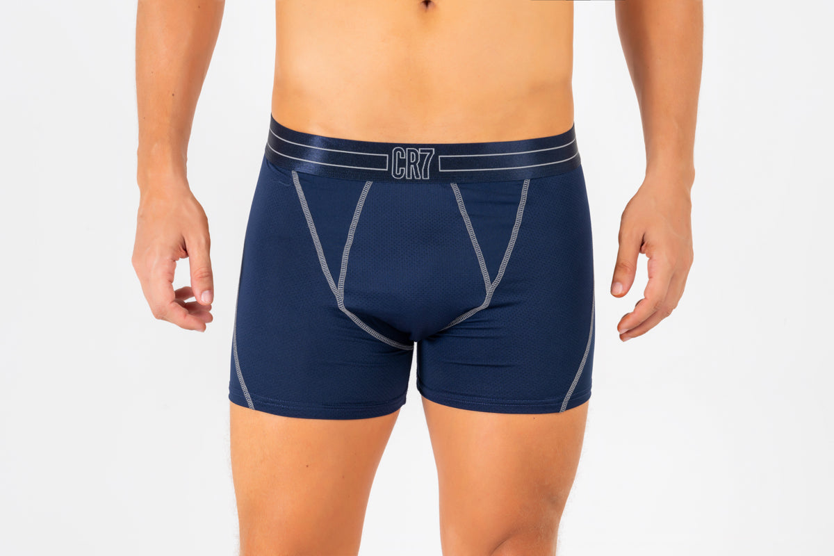 Cueca Boxer CR7 Underwear Trunk Microfibre Mesh