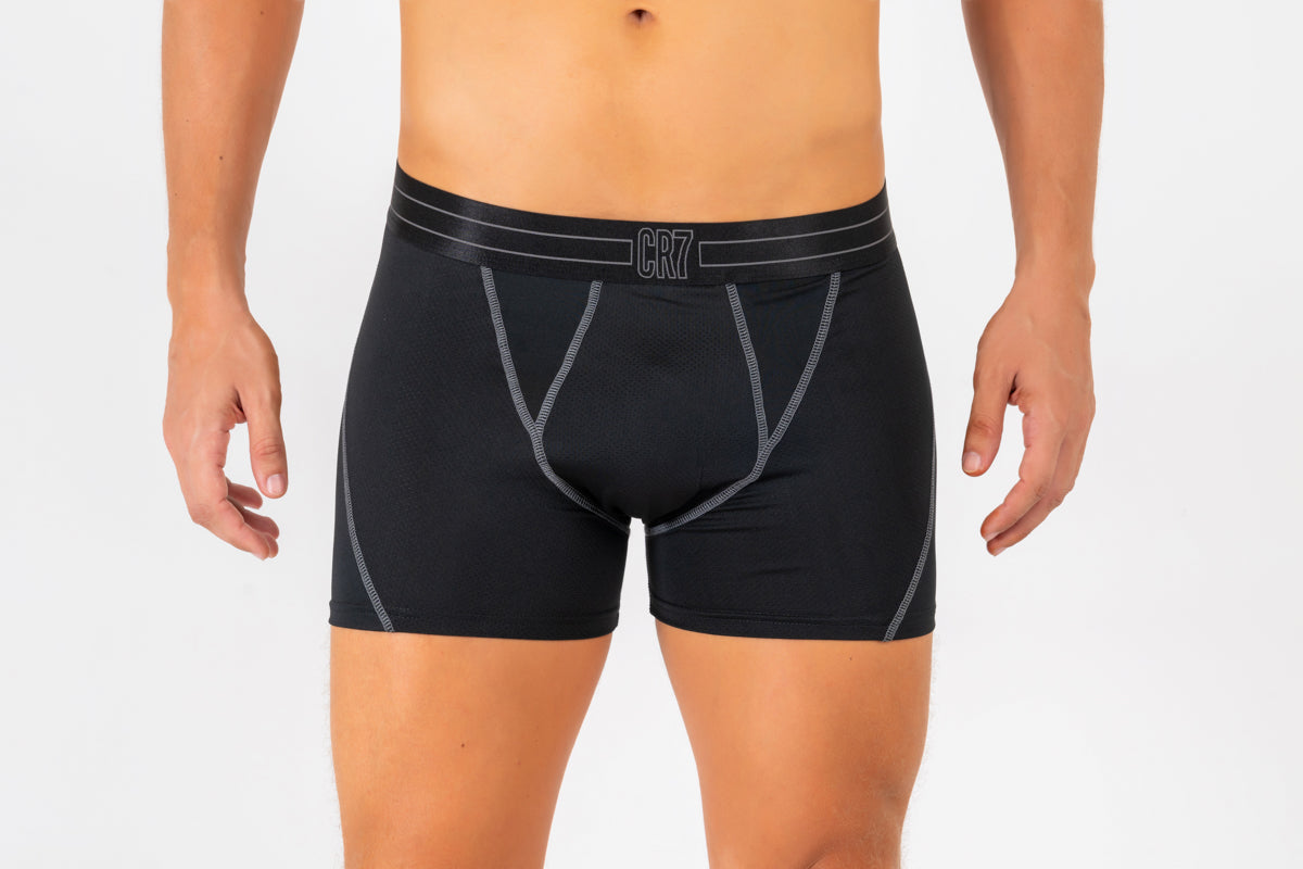 Cueca Boxer CR7 Underwear Trunk Microfibre Mesh - Th3hub